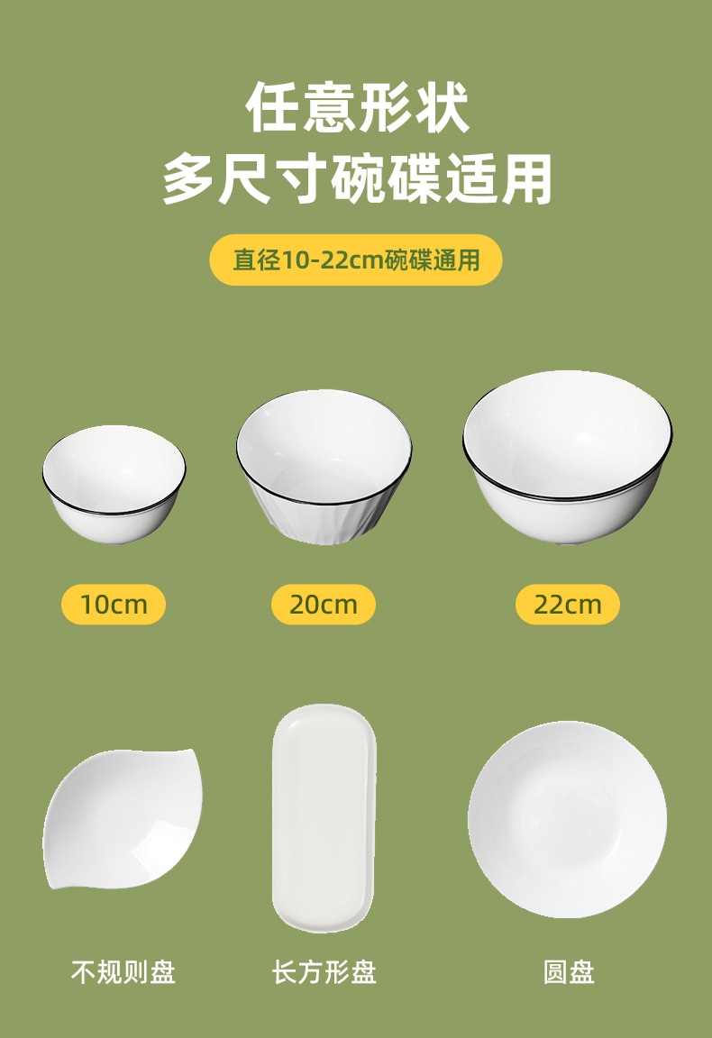 一次性免撕彩色保鲜膜套家用食品级pe保鲜膜套碗罩剩饭菜松紧碗套详情8