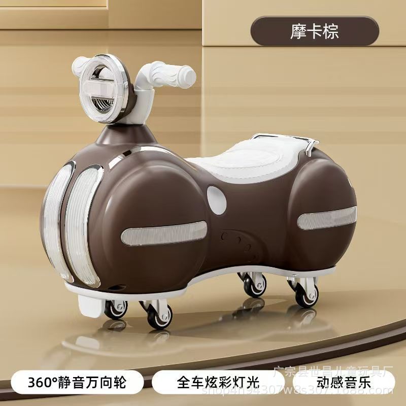 儿童滑行车溜溜车防侧翻1—5岁可坐玩具妞妞车灯光音乐四轮扭扭车详情4