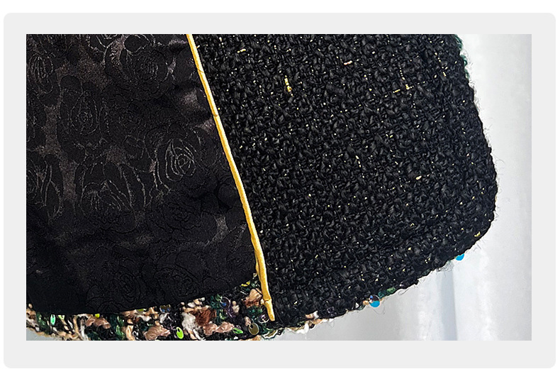 French fashion brand heavy sequined, high-end design sense, chanel-style coat 220367 pic 15