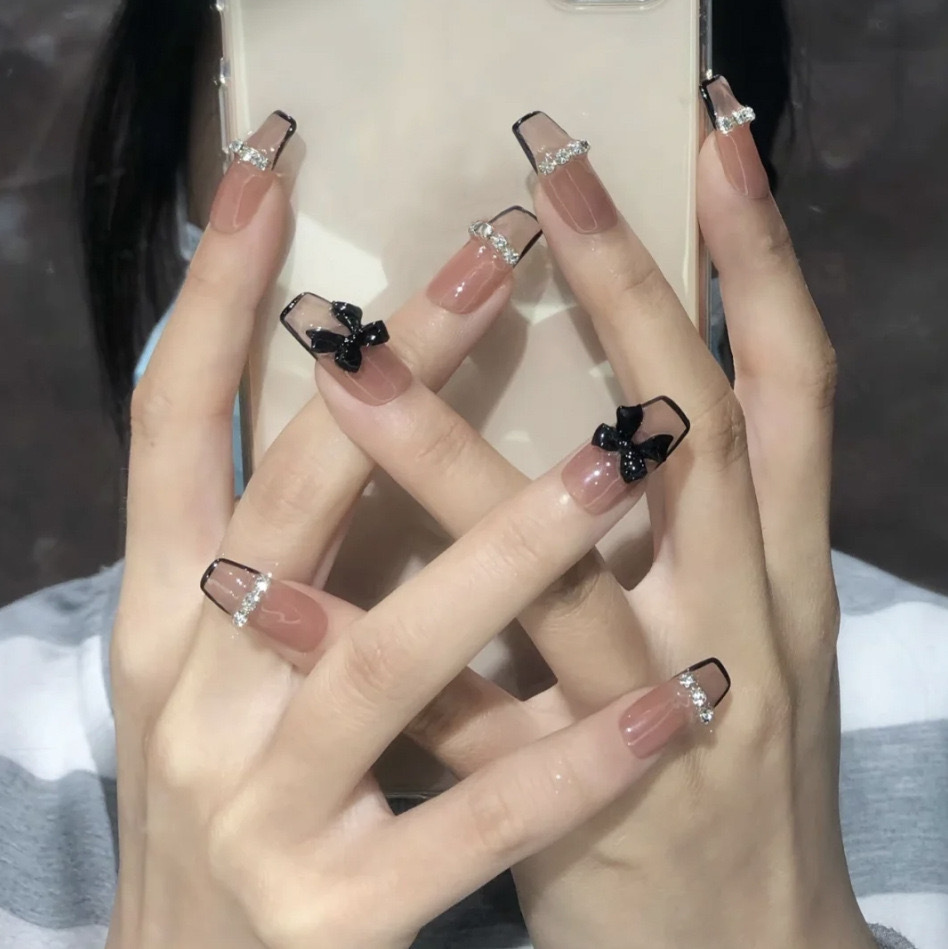 Nail patches, false nails, 2024 new style whitening nail patches, popular wearable nail patches, wearable detachable nail patches pic 6