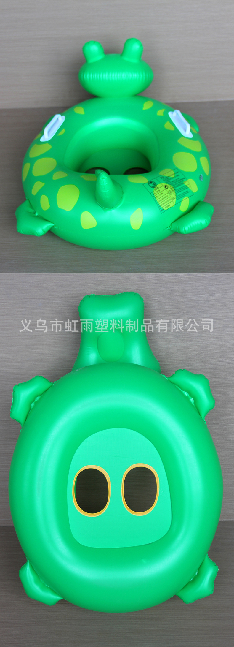 新品加厚鳄鱼儿童游泳圈卡通动物造型PVC充气游坐圈适合户外游泳安全防滑详情11