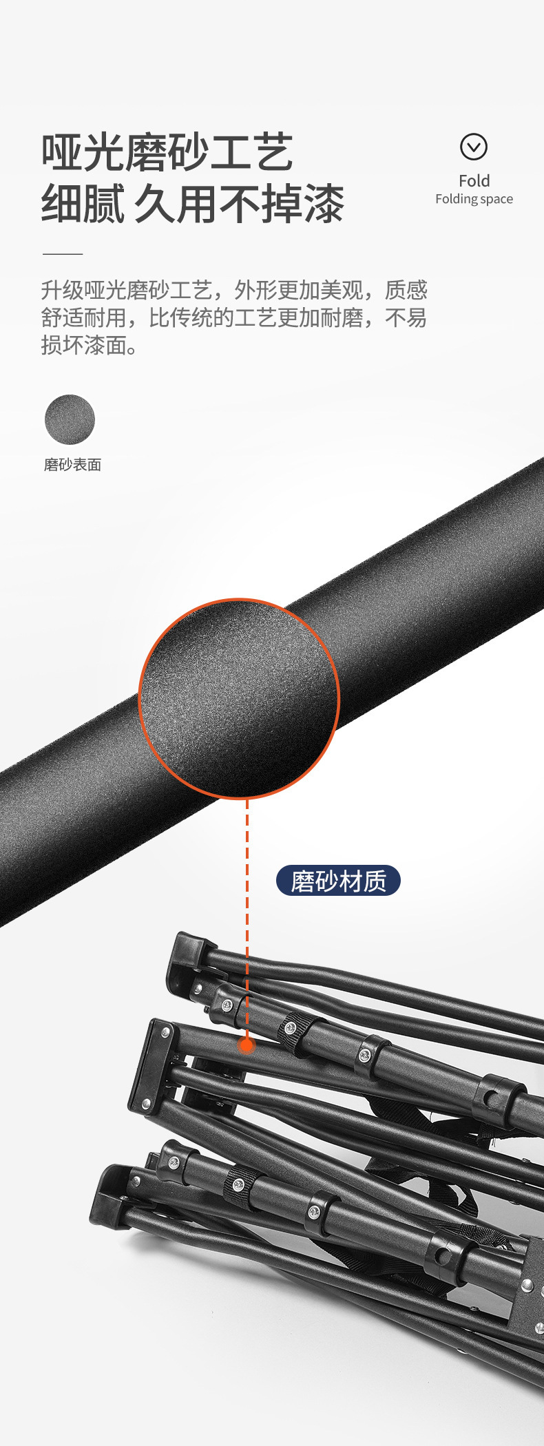 户外露营折叠床单人午休床多规格可选详情8