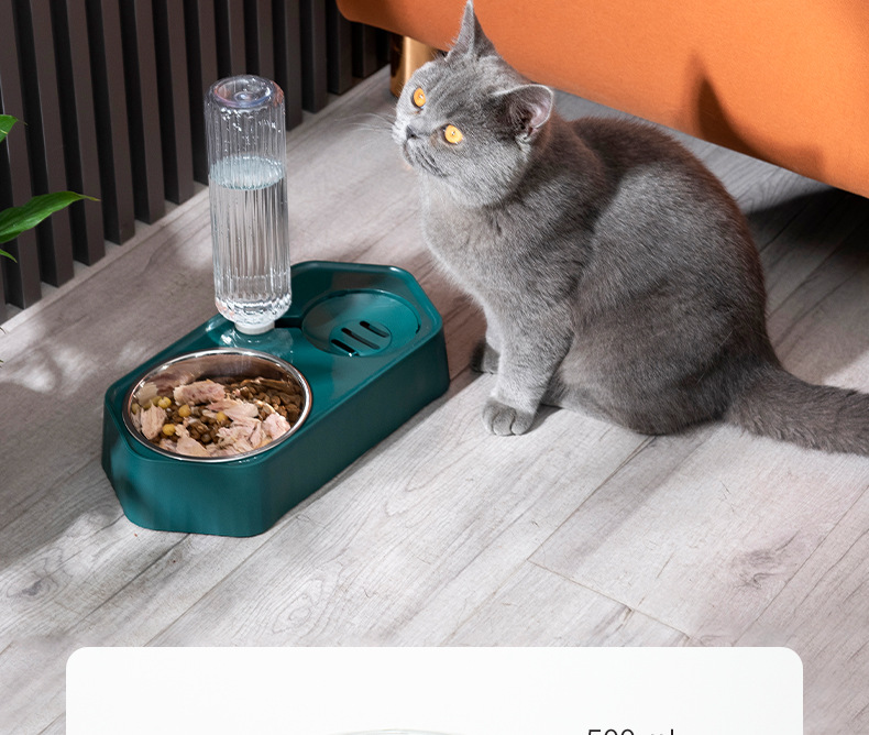 Cat bowls, cat food bowls, dog bowls, dog basins, dog double bowls, cat automatic water dispensers, pet supplies pic 9