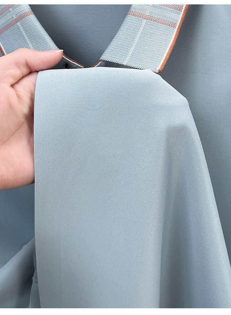 桑蚕丝polo衫男无痕翻领2025夏季新款纯色商务透气薄款短袖男t恤详情5