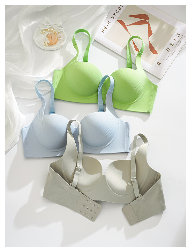 Lingerie for women, gather small breasts to make them look larger, no steel rings to tuck in the breasts, prevent sagging, lift and support, no trace bra cover set pic 15