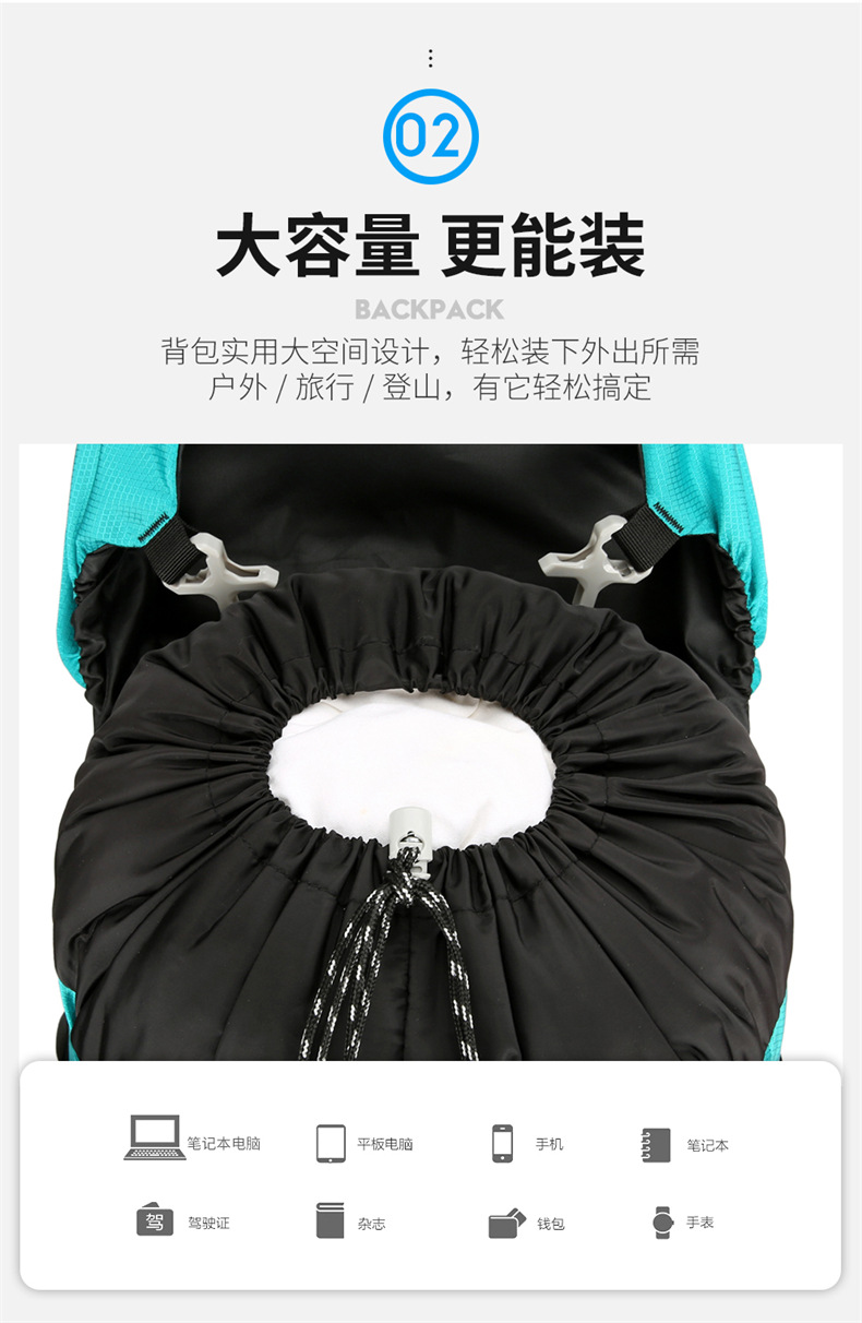 Yitu Outdoor Sports Mountaineering Bag 60-liter large capacity 2025 Autumn New Backpack, hiking, Camping and travel backpack pic 6