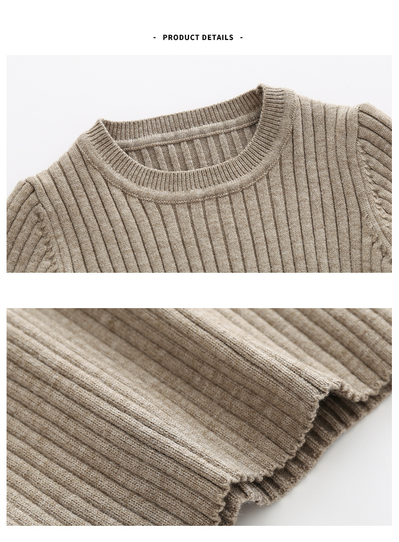 婴儿针织毛衣三件套宝宝毛衣保暖套装打底婴幼儿打底衫毛裤秋冬款详情4