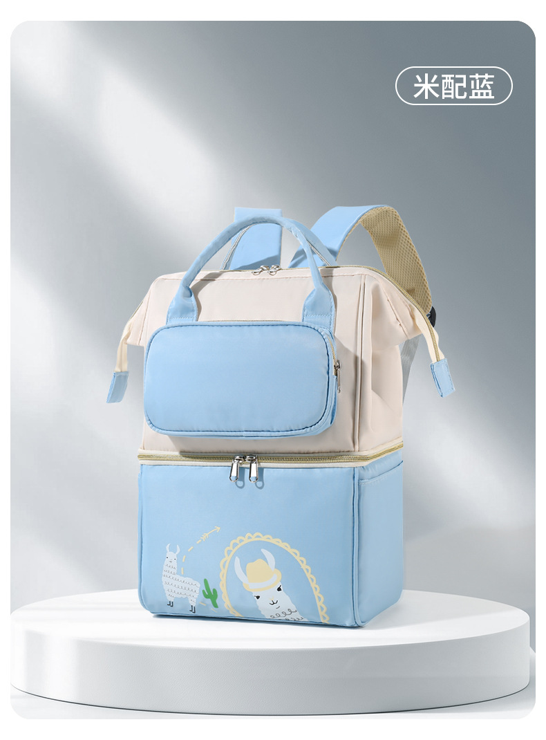 新款杀菌妈咪包母婴外出轻背奶包母乳保鲜保温冰包多功能妈妈包详情14