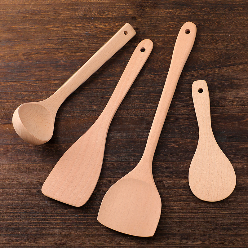 木铲子不粘锅专用炒菜铲木质厨具长柄木头铲子锅铲家用无漆无蜡详情1