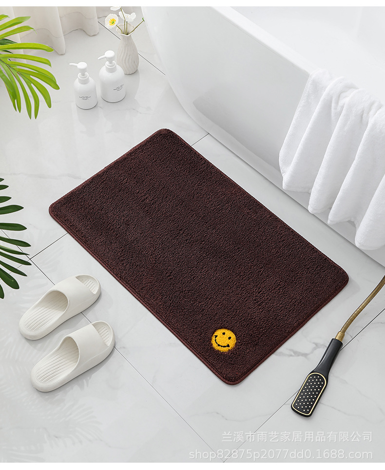 爆款加厚泡泡绒家用地毯卧室厨房地垫浴室吸水防滑脚垫卫生间门垫详情15