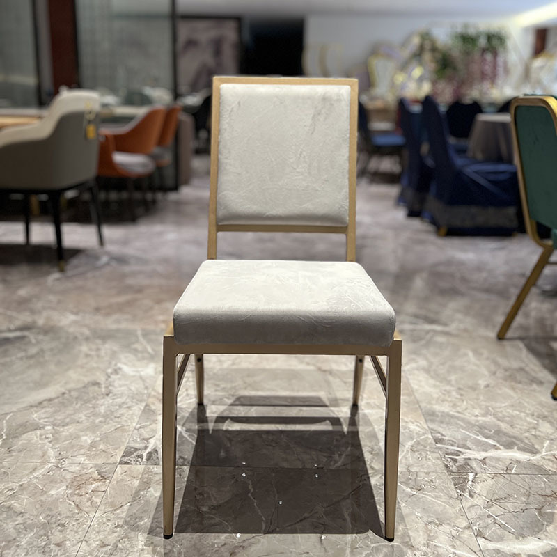 星辰工厂批发酒店餐厅铝合金宴会椅婚庆礼堂贵宾会议软包靠背椅子详情9