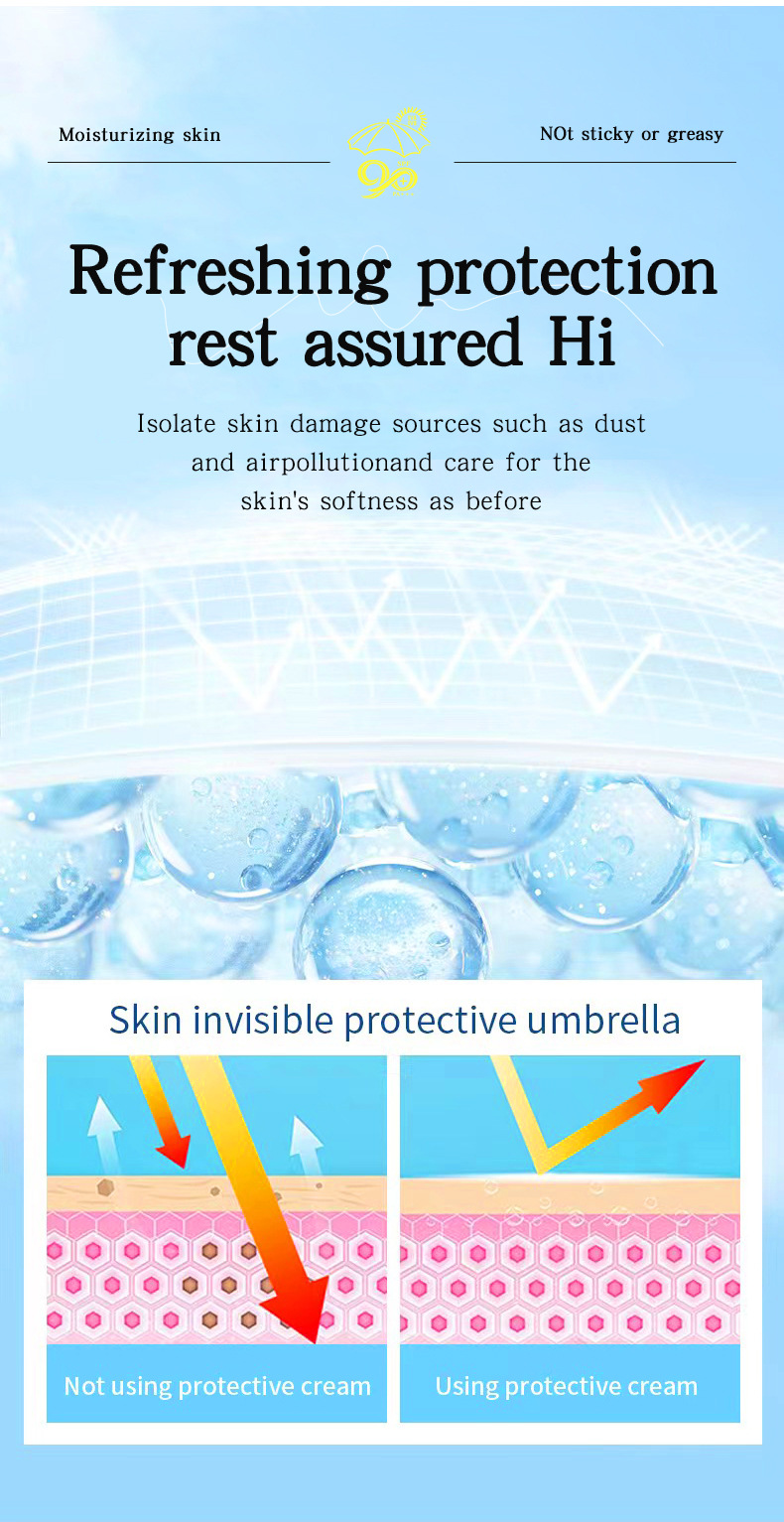 【跨境专供】FORMBO防护乳隔离紫外线户外必备滋润清爽防护乳批发详情8