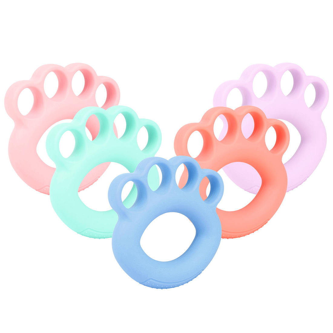 Children and adults, piano and guitar silicone balls, finger strength trainers, grip strength trainers, five-finger grip strength trainers, hand massage rings pic 7