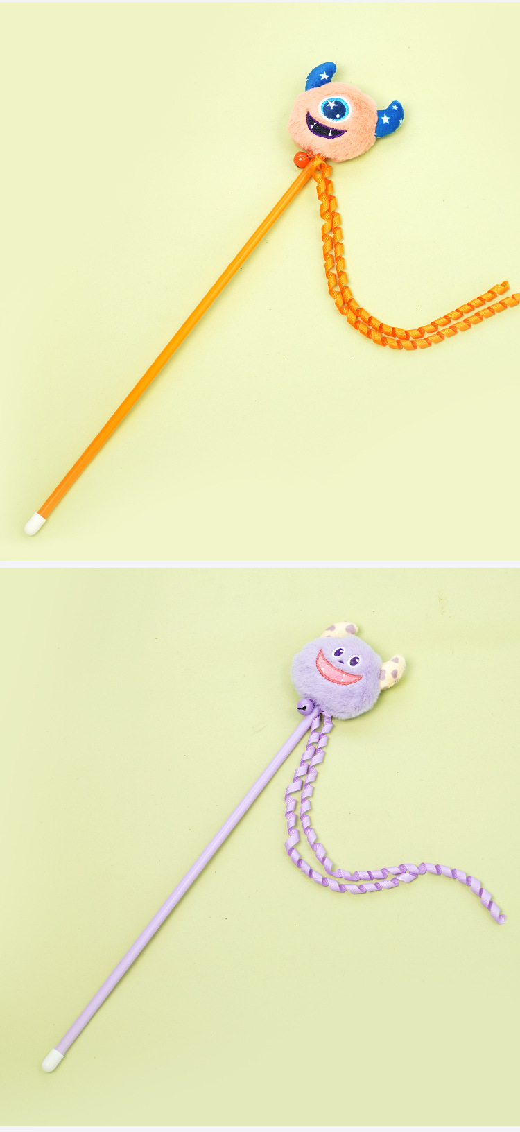 逗猫棒猫咪自嗨互动猫玩具耐咬毛绒铃铛解闷幼猫消耗体力逗猫杆详情7