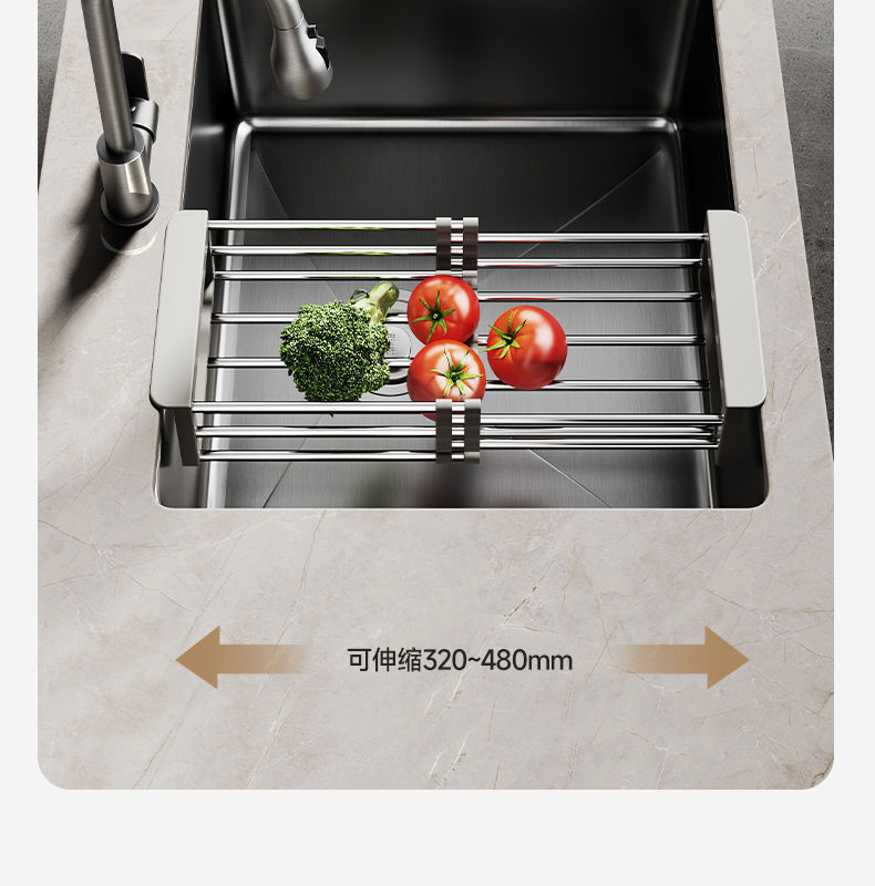 家韵纳米厨房手工小水槽单槽不锈钢洗菜盆台下盆迷你吧台岛台详情33