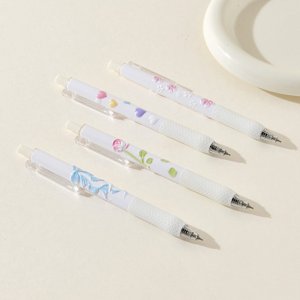 Chenxi Blank Fragrance Relief Pen 3D Gel Pen CS Double nib 0.5mm Black Signature Pen for students pic 25