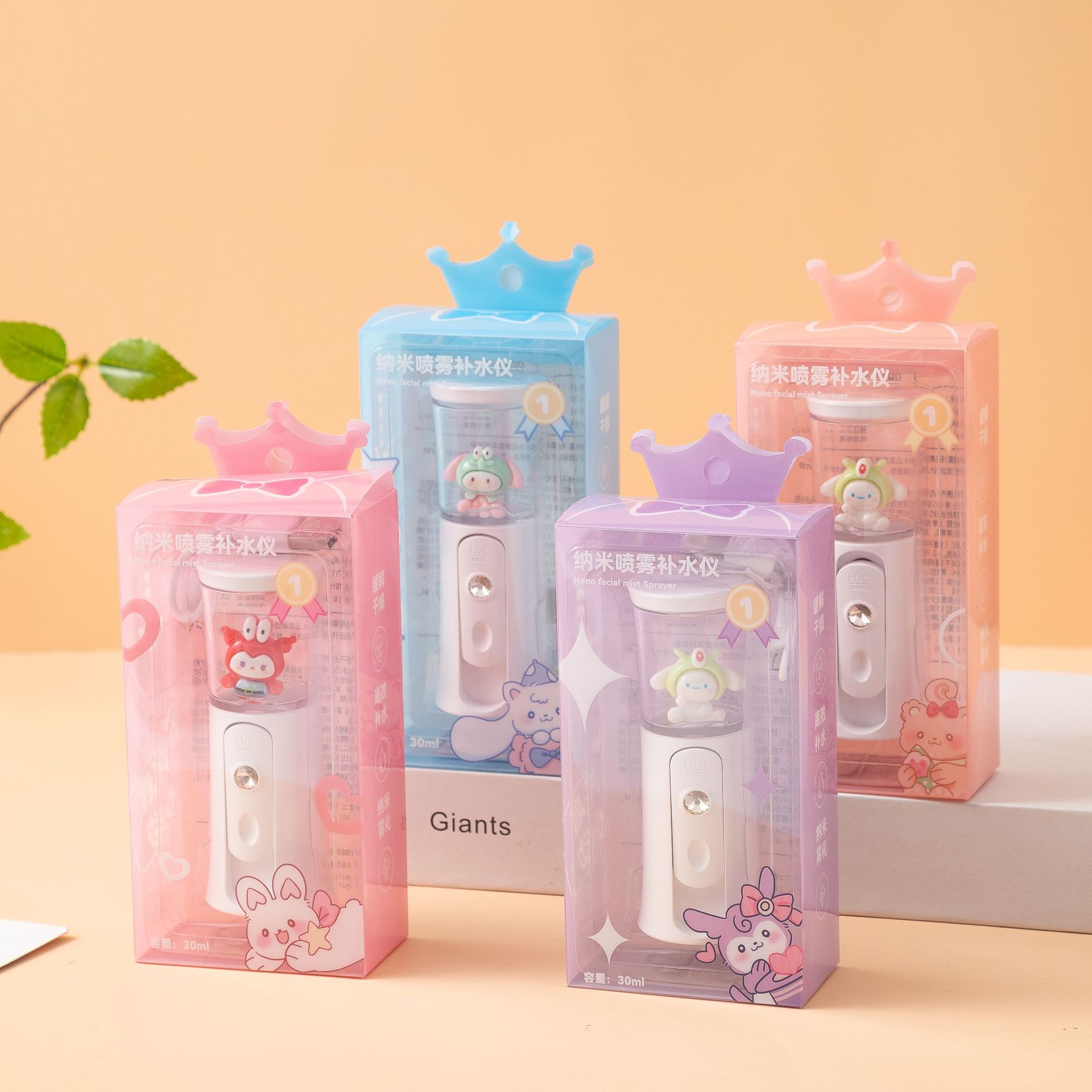 夏季新小蛮腰补水仪冷喷保湿器手持充电少女心纳米喷雾美容仪批发详情6