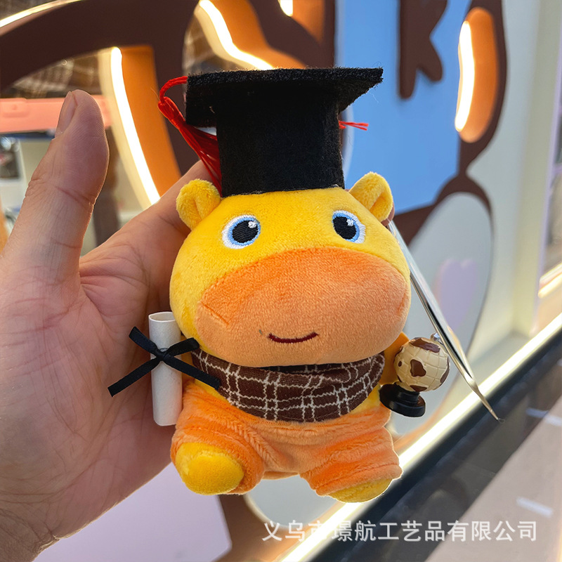 New cute and cartoonish capybara costume doll backpack pendant, Ins-style doll pendant, keychain as a gift for others pic 5