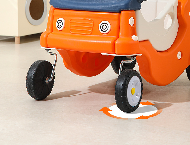 塑料滑行玩具车淘气堡消防公主车宝宝学步滑板车四轮助力小房详情10