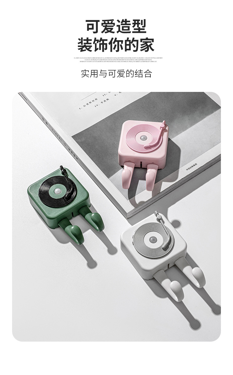 出门提醒器家用语音带钥匙提醒老人忘带钥匙挂钩入户钥匙感应挂架详情8