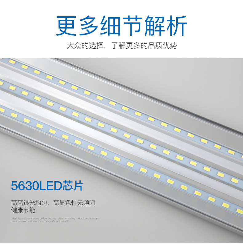 爱迪普森 LH-LED-F20 led灯管长条一体化支架灯T8三防灯净化灯详情11