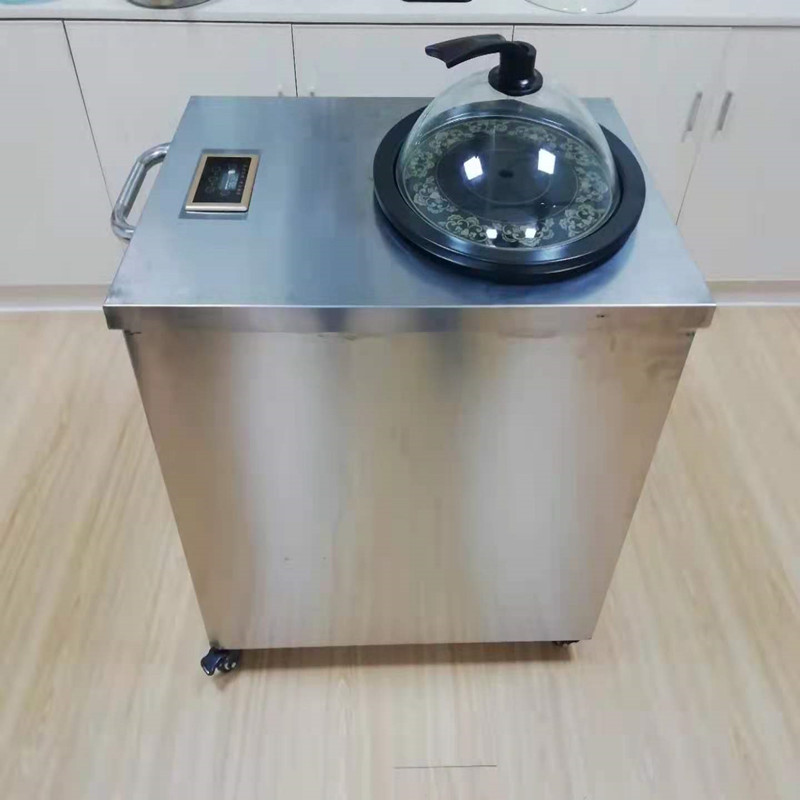 Wholesale of commercial multi-functional hotel restaurants, stainless steel self-service combination mobile table food carts, seafood steam hot pot pic 3