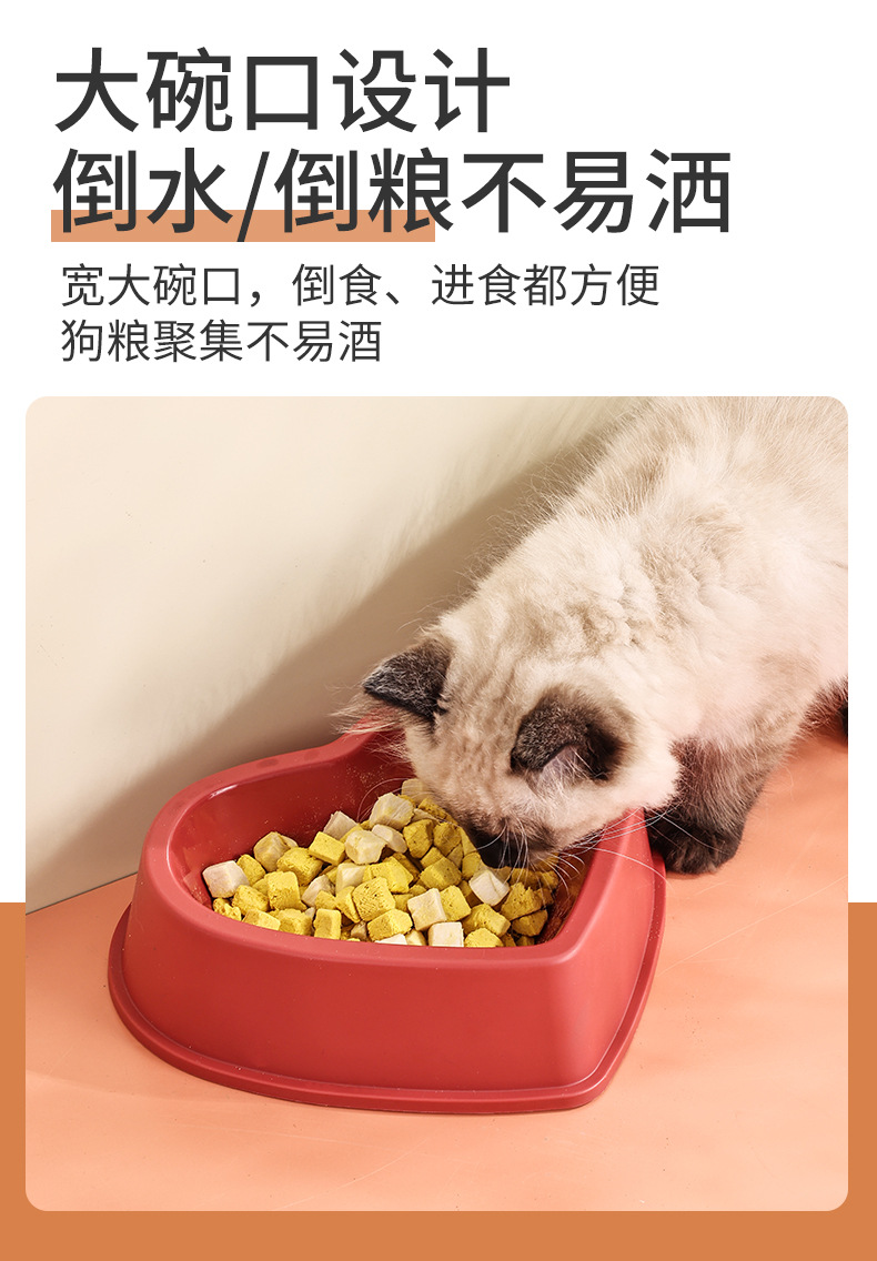 塑料宠物碗猫咪双碗猫碗狗粮碗耐咬猫碗狗碗碗饭盆辅食碗狗盆单碗详情2