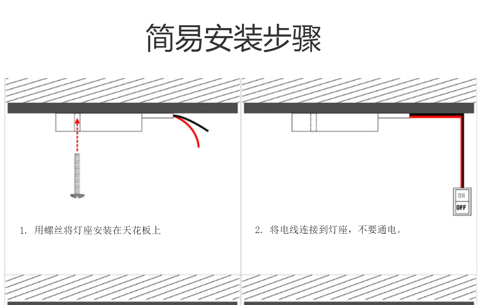 LED集成面板灯表面安装方形客厅天花板灯吊顶灯办公照明圆形灯具详情5