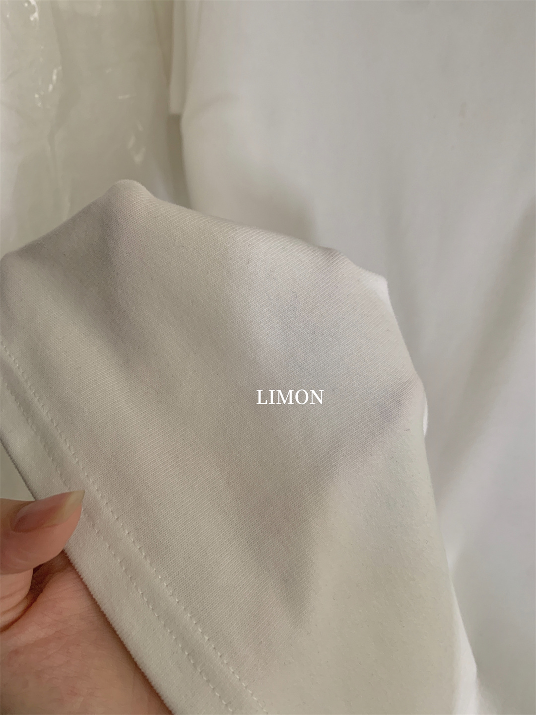 THE LEMON柠檬绿茶正肩磨毛短袖t恤女2024秋季新款百搭上衣打底衫详情73