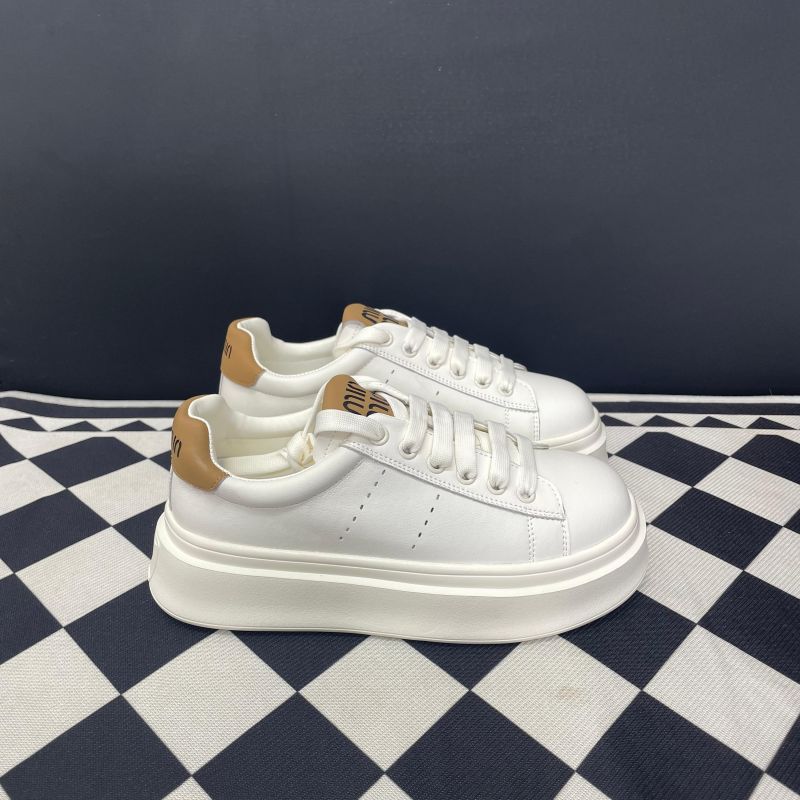 发泡底真皮小白鞋女2024春秋新款简约百搭厚底板鞋休闲学院风女鞋详情23