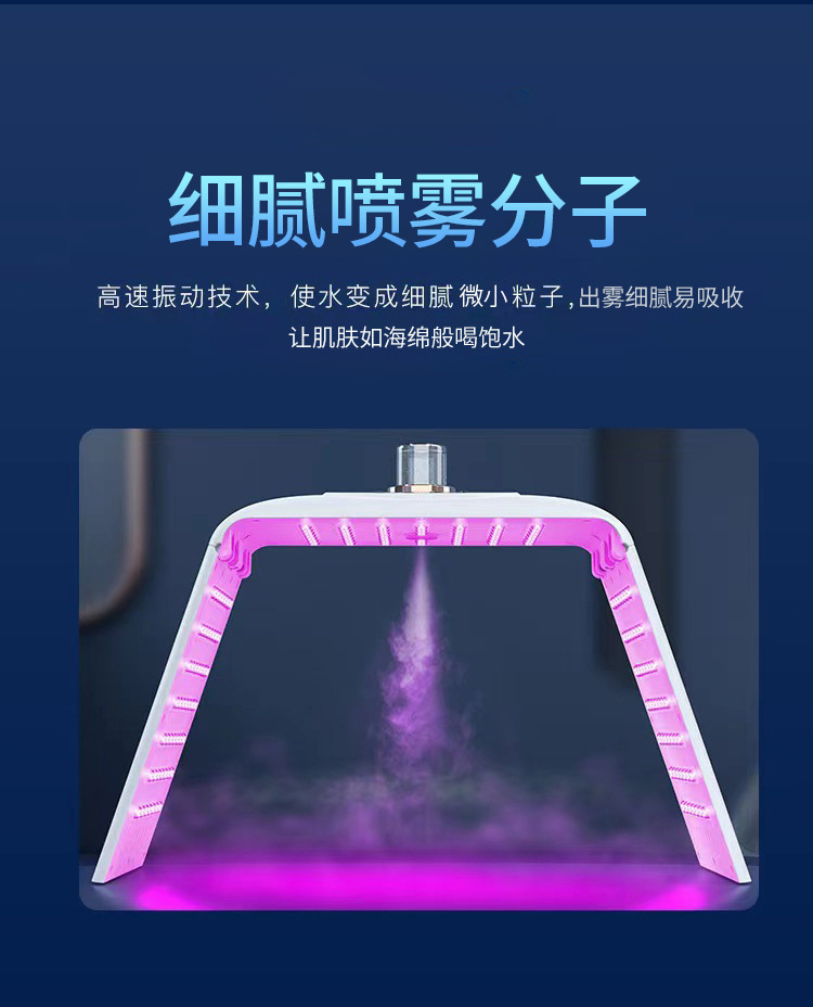 shanilak   折叠款纳米喷雾光谱仪七色彩光仪大排灯面罩嫩肤仪院用详情5