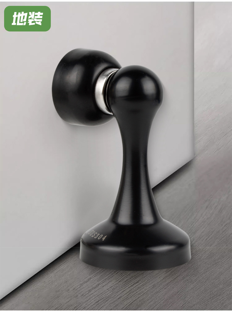 304不锈钢门吸加长高强磁门碰家用卫生间卧室免打孔防撞门顶门器详情9