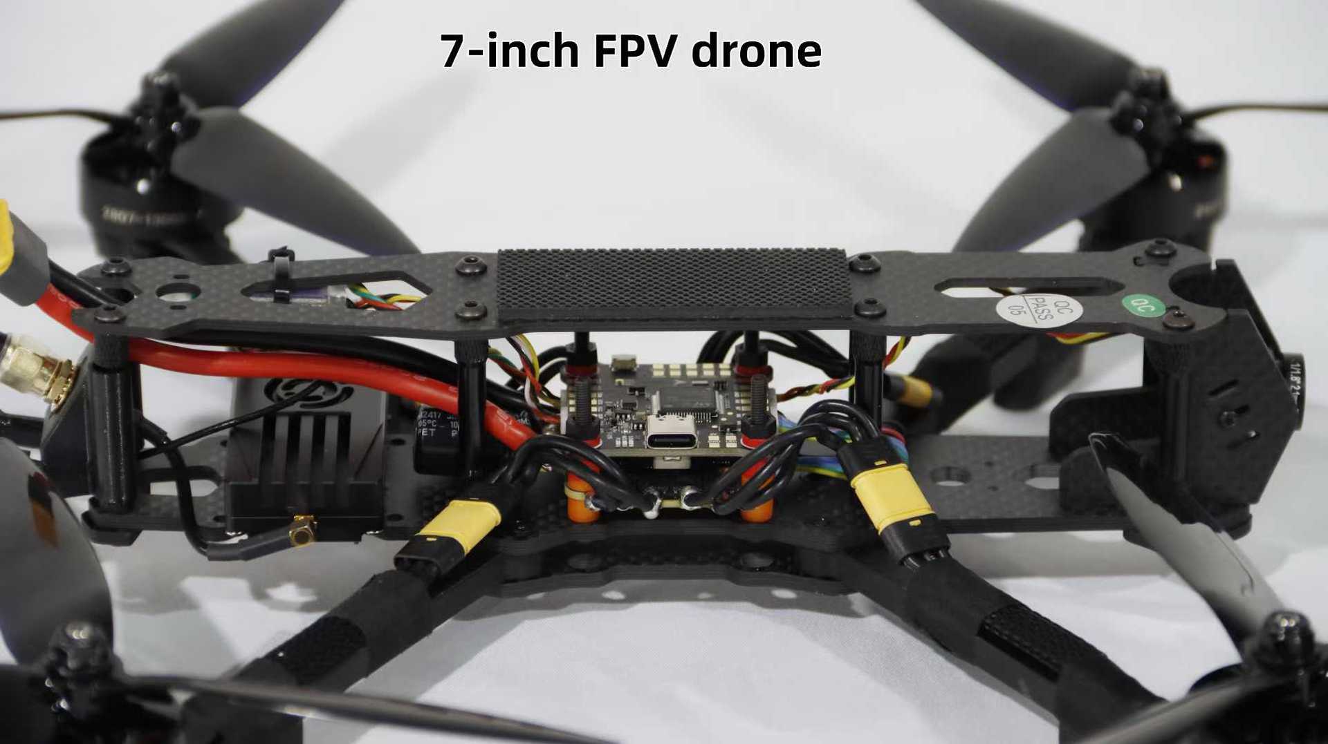 无人机厂家直供7寸fpv5.8GELRS无人机航拍机详情8