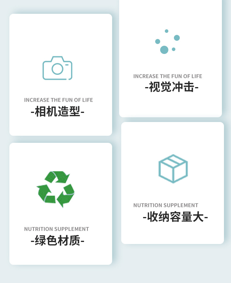 网红背包相机收纳盒皮筋发卡饰品卡通厂家现货批发粉色样式多详情31