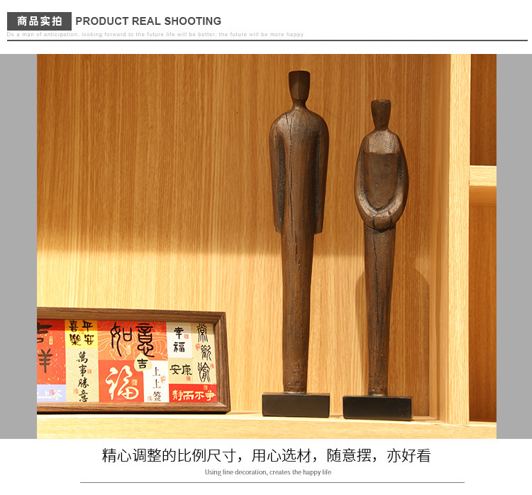 2026 New modern and simple resin figure figurines, creative art decorations for the living room entrance, home tabletop handicrafts pic 6