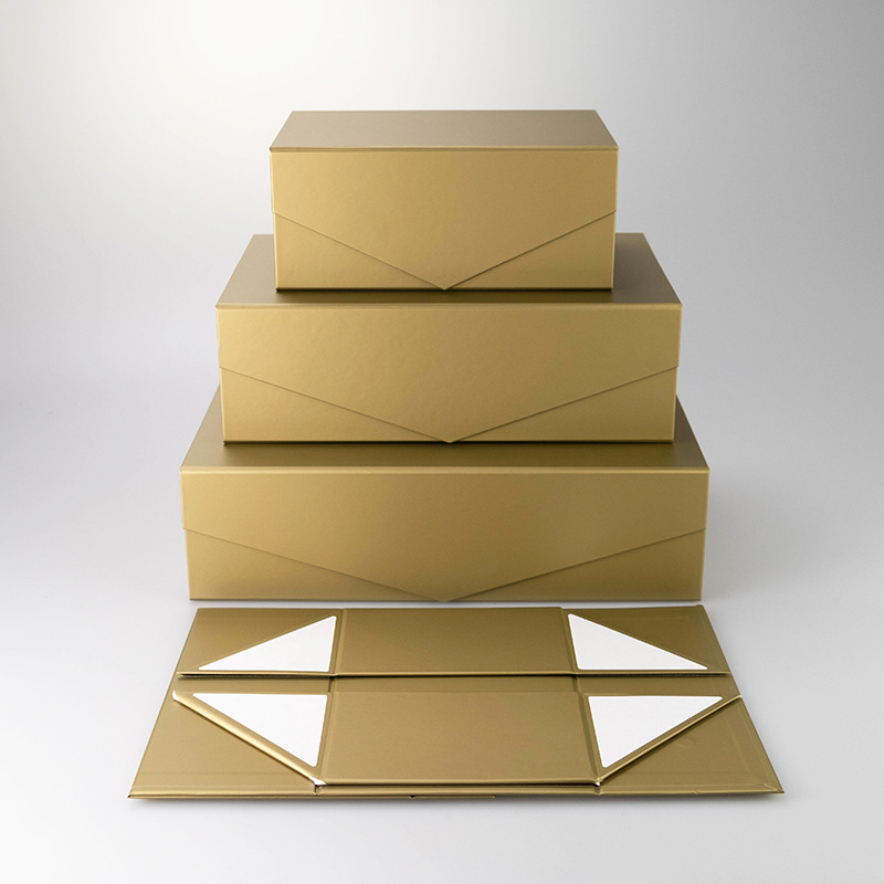 White seven-color folding gift box with printing and transportation space, flip-top gift box, in-stock packaging paper box pic 13