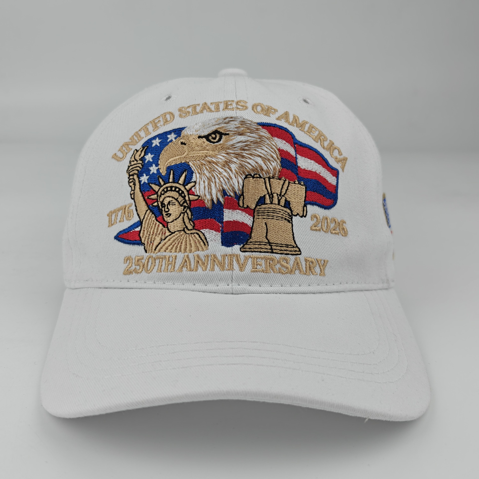 New in-stock American 250th anniversary commemorative baseball cap, three-dimensional embroidered commemorative cap, cross-border headband baseball cap pic 28