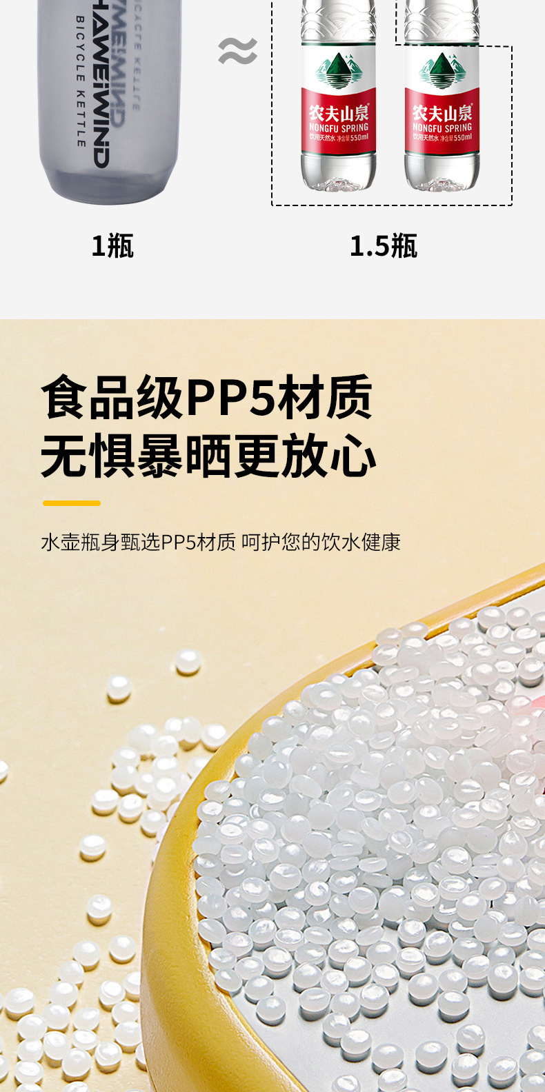 自行车水壶户外运动大容量专业水壶挤压壶山地公路车骑行装备批发详情5