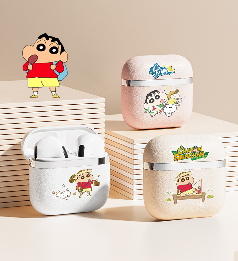 Crayon Shin-chan D4 wireless Bluetooth headphones for gaming, listening to music, noise-cancelling, cute and good-looking student in-ear headphones pic 5