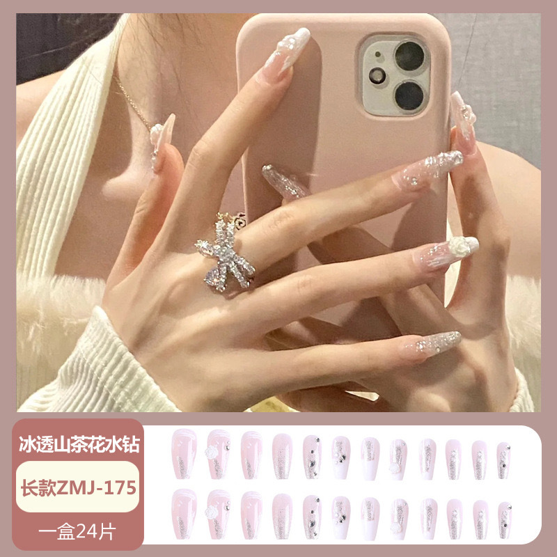 Nail patches, false nails, 2024 new style whitening nail patches, popular wearable nail patches, wearable detachable nail patches pic 7