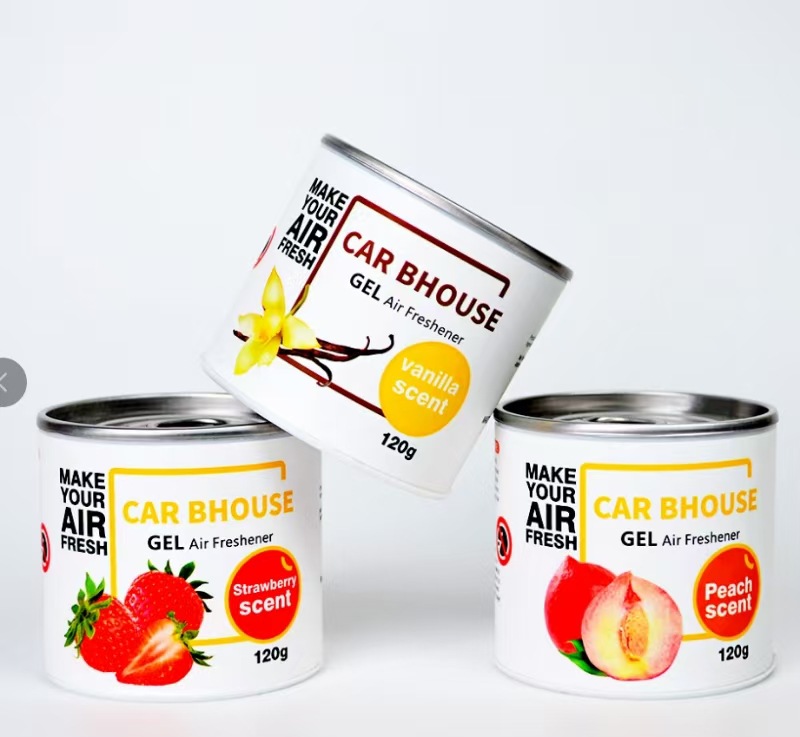 车载香水汽车香薰座跨境GEL固体香膏车内香氛香薰香味持久详情2
