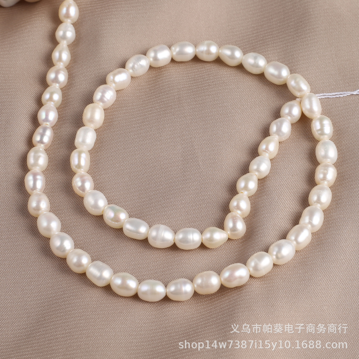 Natural freshwater pearl rice beads DIY jewelry accessories, handcrafted jewelry necklaces, wholesale and production pic 7