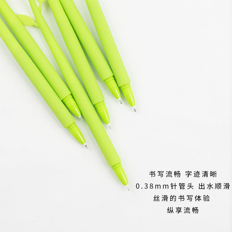 Creative sunflower silicone gel pen, swinging cute, stress-relieving gel pen, student stationery, swinging for stress relief, exquisite pic 10