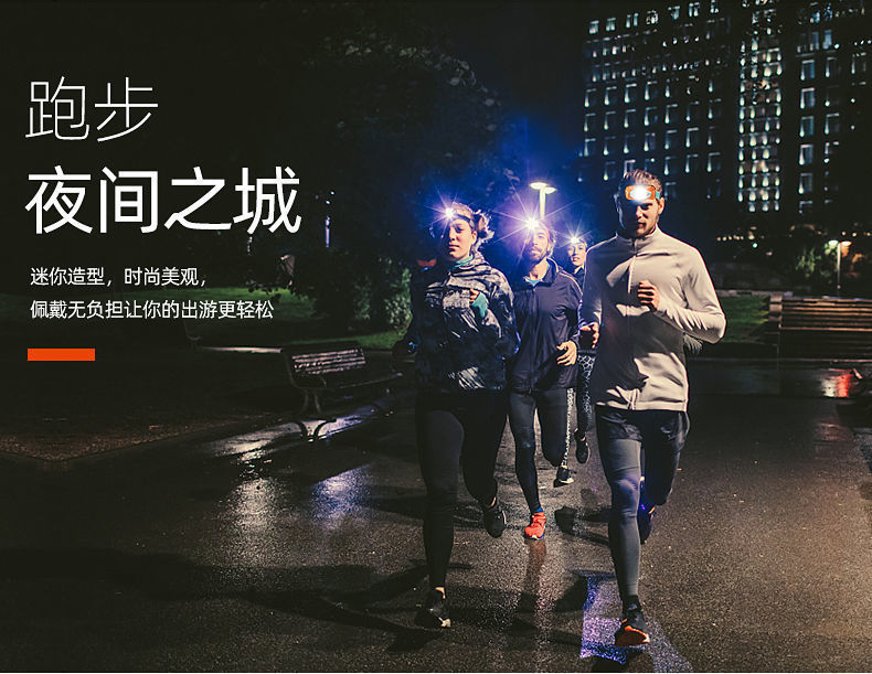 强光头灯充电超亮头戴式照明灯超长续航感应户外夜钓鱼家用手电筒详情5
