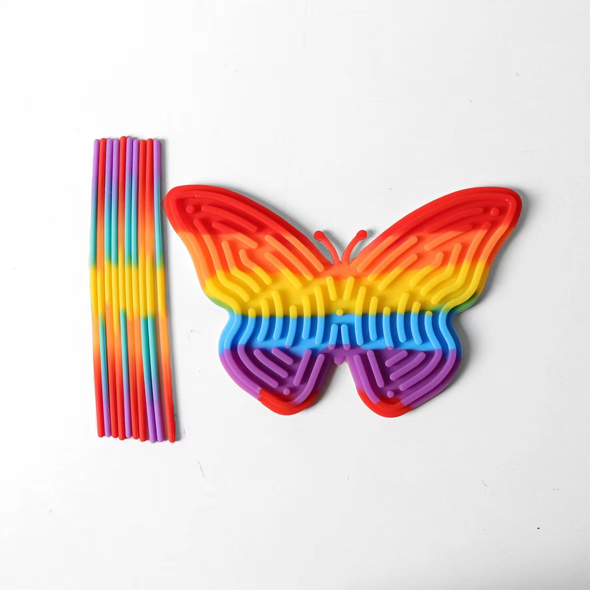 新款硅胶感官活动板益智玩具食品不含BPA工厂直发感统训练器材儿童早教启智详情11