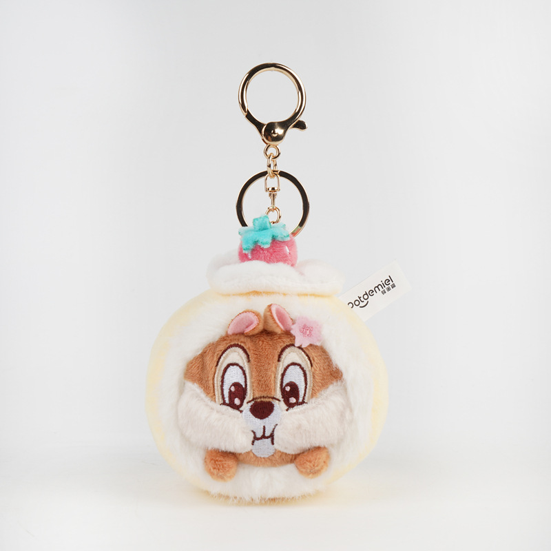 正版迪士尼挂件史迪奇公仔玩偶草莓熊毛绒玩具朱迪尼克书包挂饰女详情22