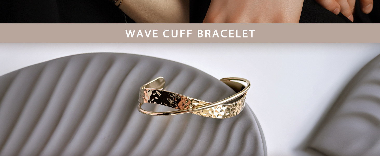 A simple and fashionable InS-style brass metal bracelet with a popular line and open design for women in the east gate of Japan and South Korea pic 2