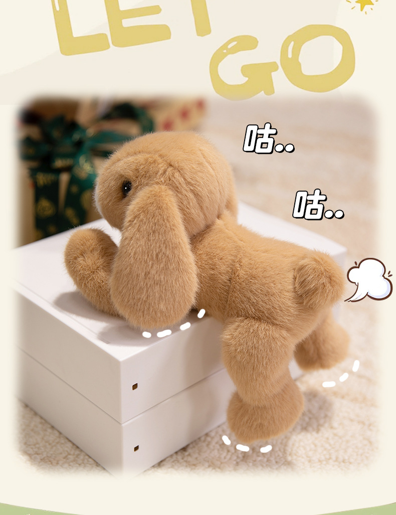 Super cute simulation ear-hanging Xiangxiang Rabbit plush toy, birthday gift for girls, office healing palm treasure, cross-border wholesale pic 3