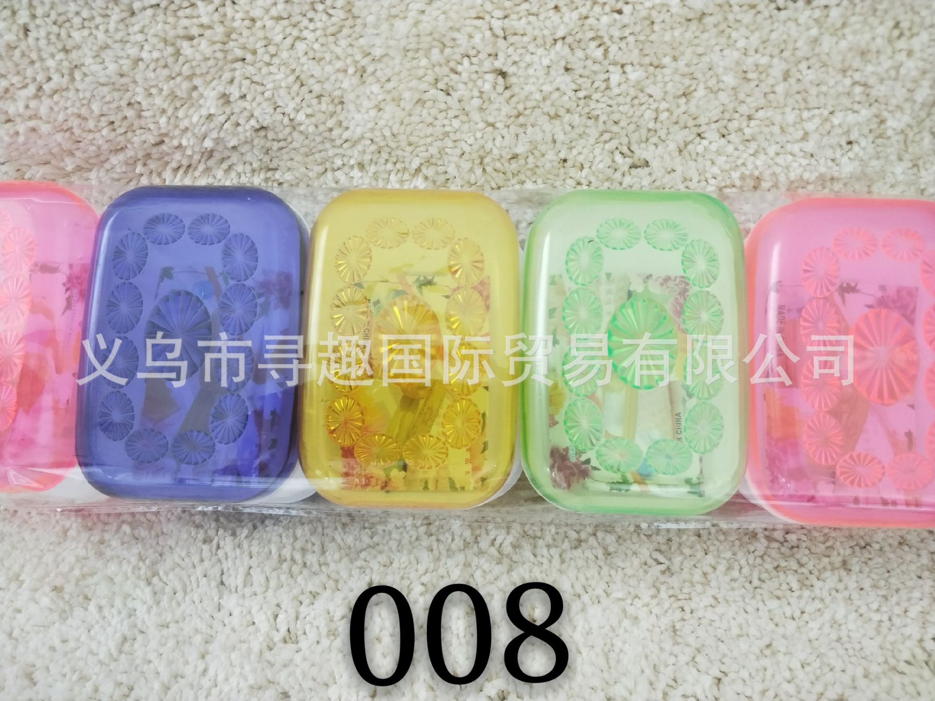 A variety of cross-border foreign trade soap storage boxes are available for selection. Cartoon wall-mounted soap boxes without punching holes are available for wholesale pic 2