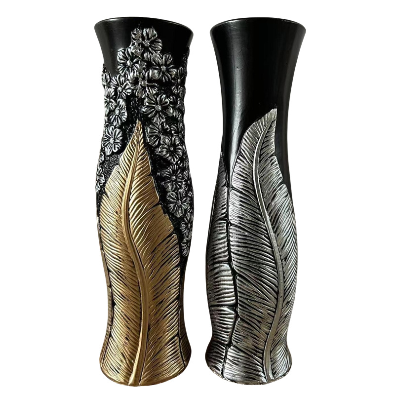 60cm花瓶厂家批发陶瓷花瓶欧式客厅摆饰绢花工艺落地大小花瓶详情37